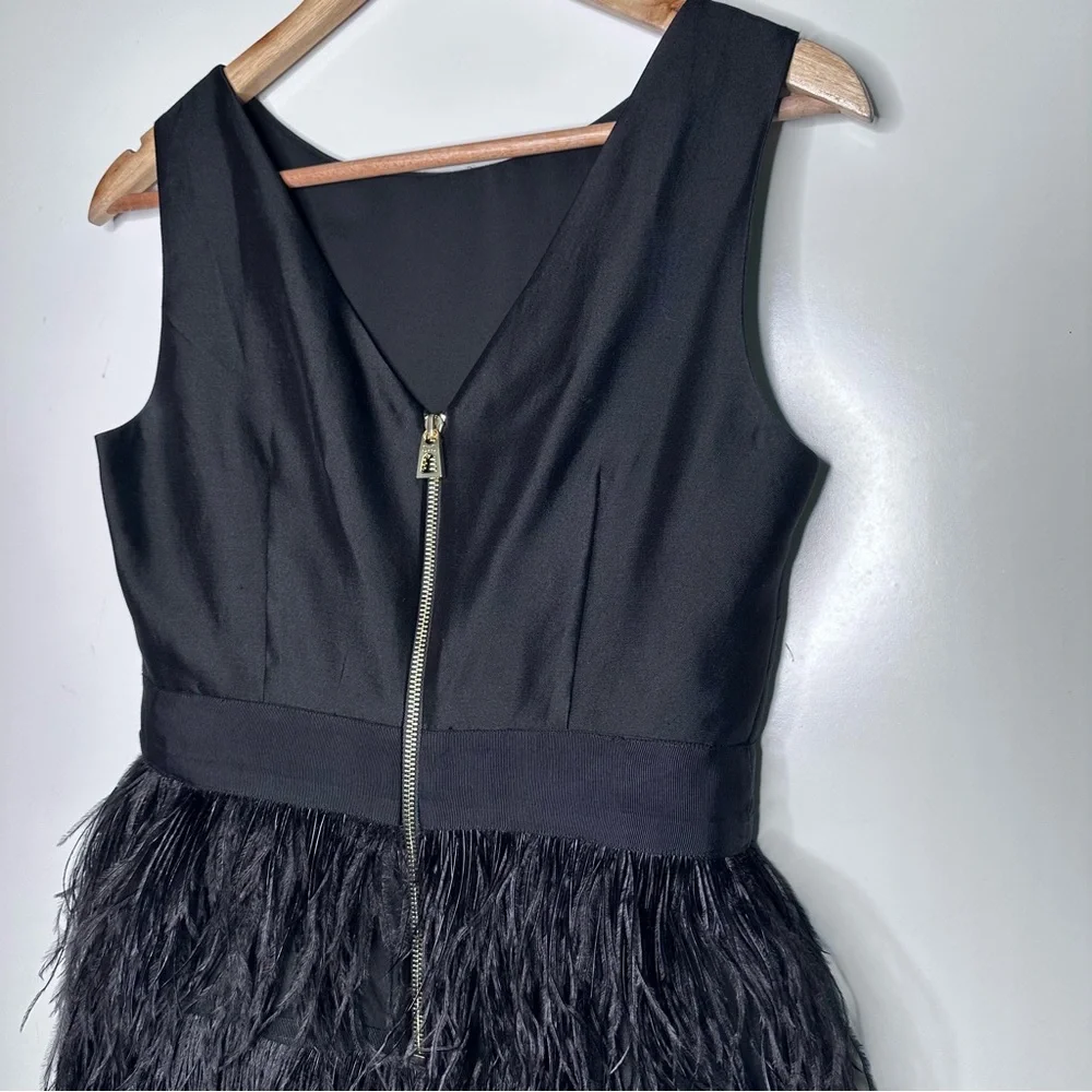 Sail to Sable Black Feathered Dress - Picture 10 of 12